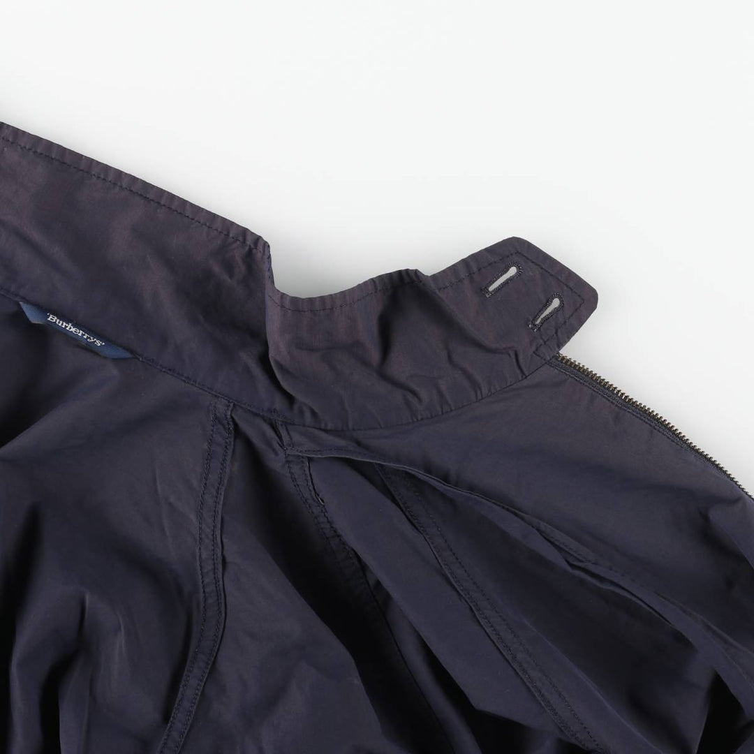 Burberry's Harrington Jacket Swing Top Men's L size cotton navy blue type Vintage Second Hand