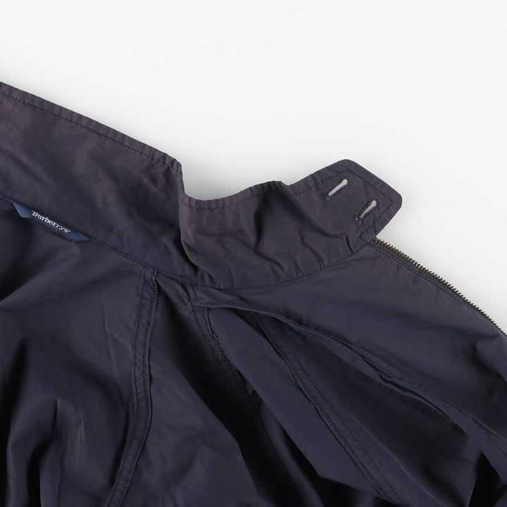 Burberry's Harrington Jacket Swing Top Men's L size cotton navy blue type Vintage Second Hand