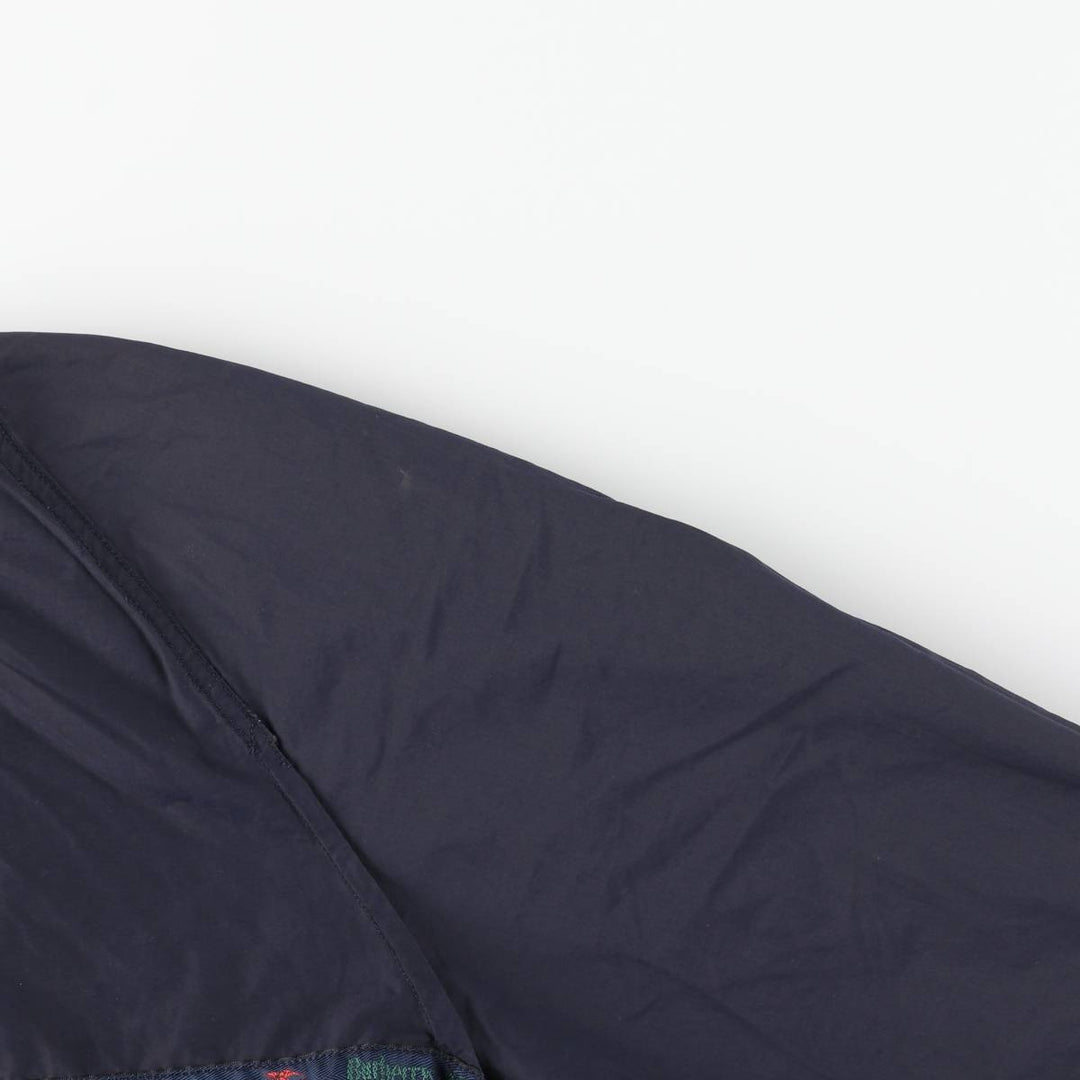 Burberry's Harrington Jacket Swing Top Men's L size cotton navy blue type Vintage Second Hand