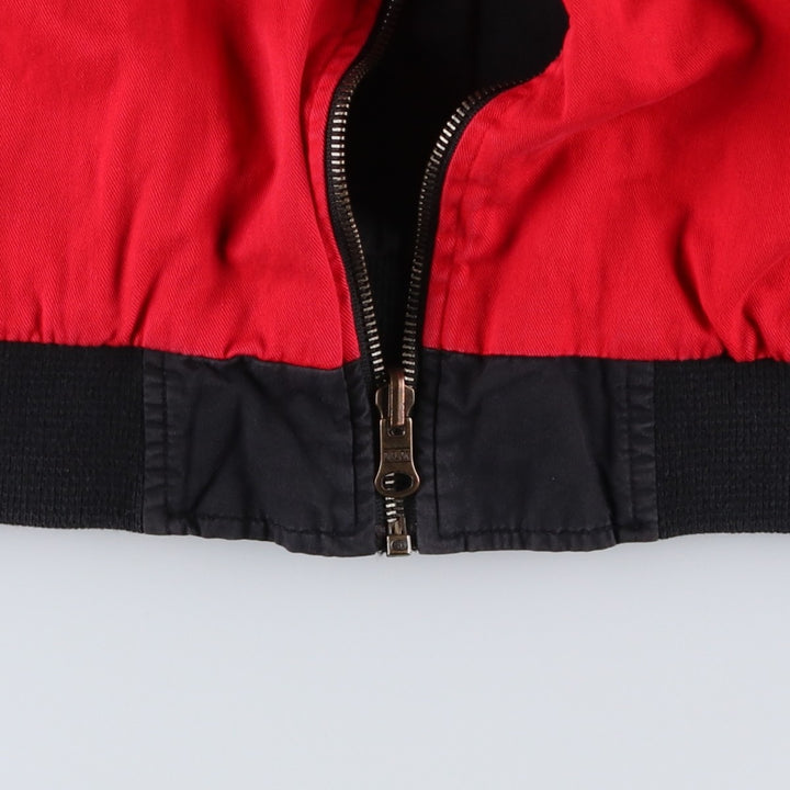 Marlboro Advertising Reversible Back Logo Cotton Blouson, Men's Size XL (approx.) cotton black type Vintage Second Hand