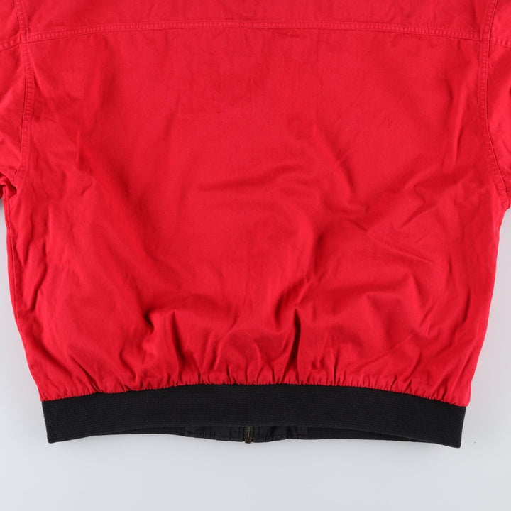 Marlboro Advertising Reversible Back Logo Cotton Blouson, Men's Size XL (approx.) cotton black type Vintage Second Hand