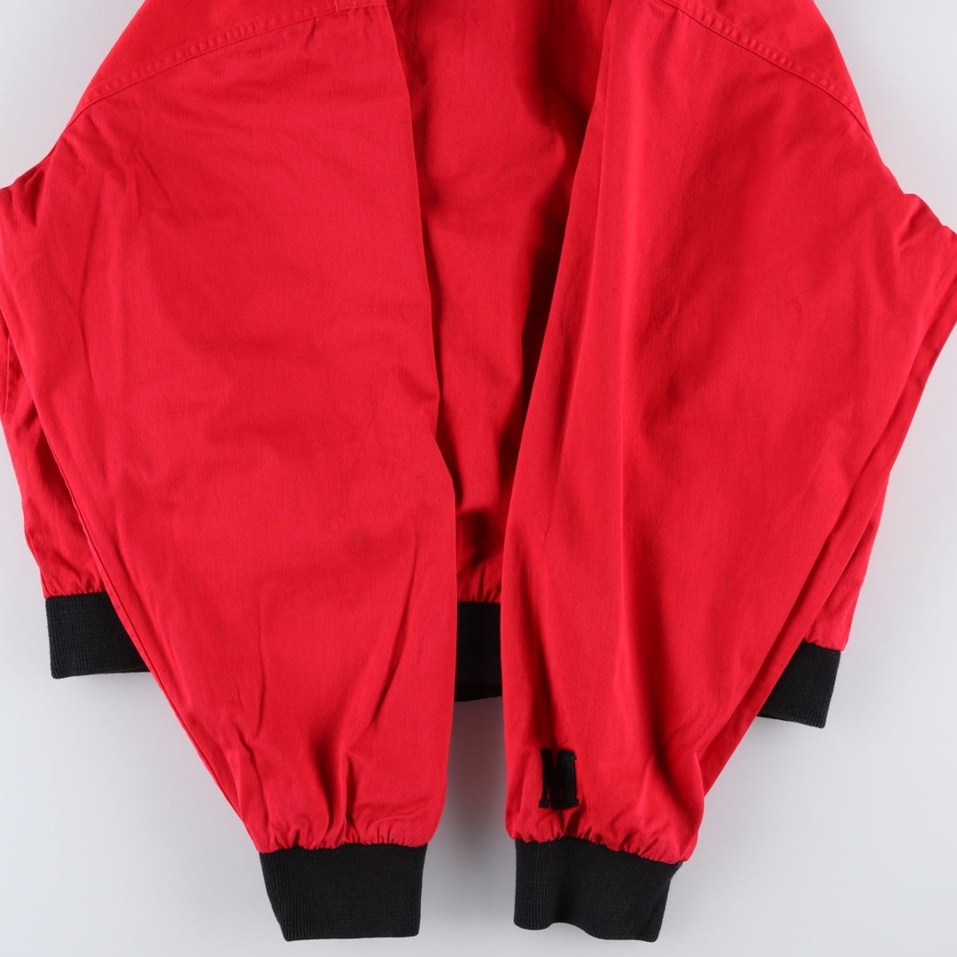 Marlboro Advertising Reversible Back Logo Cotton Blouson, Men's Size XL (approx.) cotton black type Vintage Second Hand