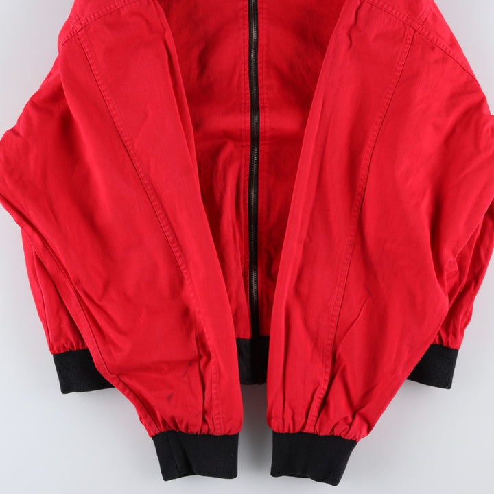 Marlboro Advertising Reversible Back Logo Cotton Blouson, Men's Size XL (approx.) cotton black type Vintage Second Hand