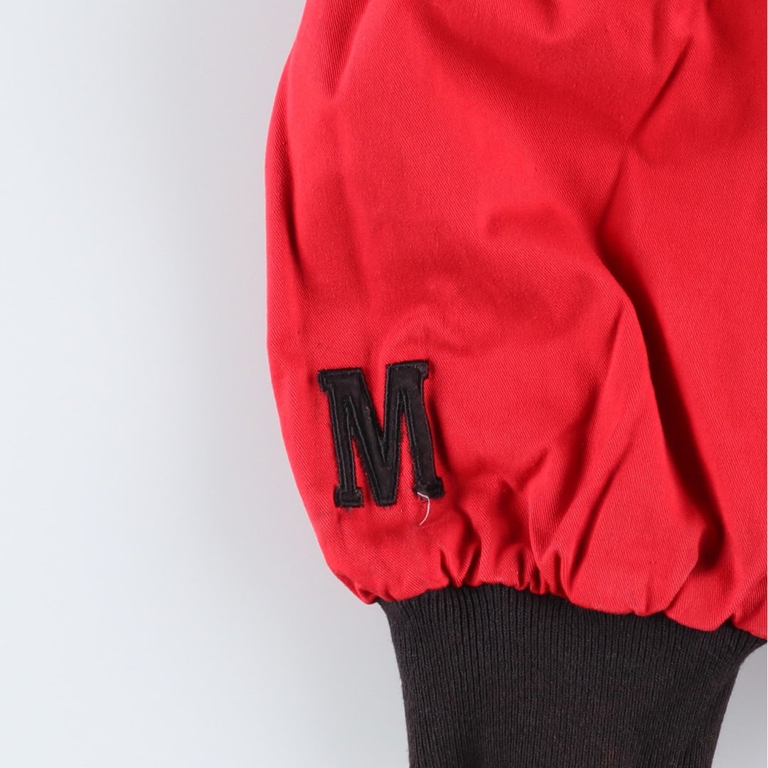 Marlboro Advertising Reversible Back Logo Cotton Blouson, Men's Size XL (approx.) unclear black type Vintage Second Hand