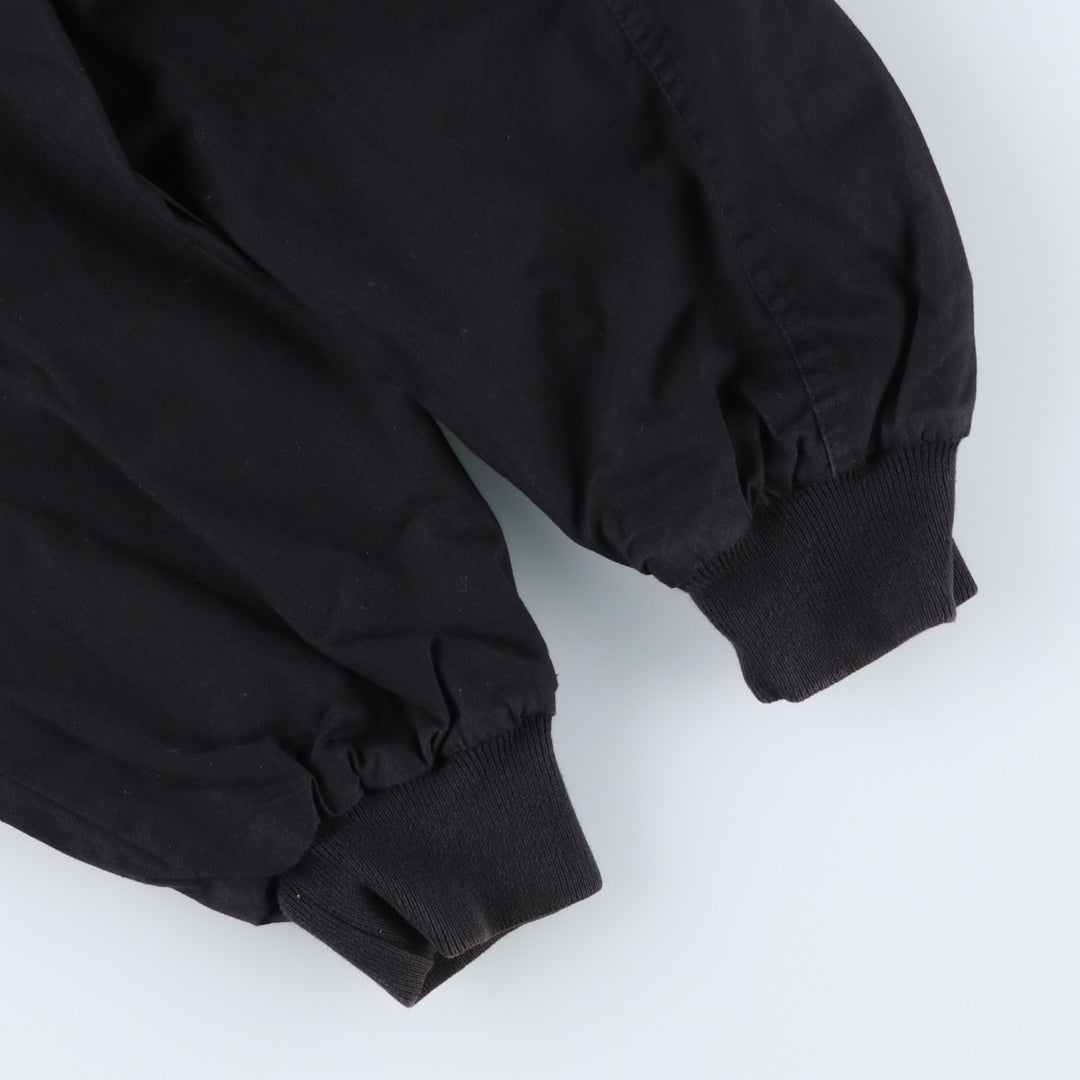 Marlboro Advertising Reversible Back Logo Cotton Blouson, Men's Size XL (approx.) unclear black type Vintage Second Hand