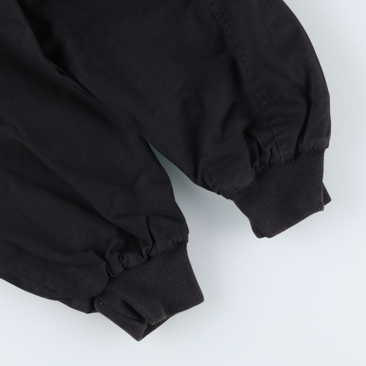 Marlboro Advertising Reversible Back Logo Cotton Blouson, Men's Size XL (approx.) unclear black type Vintage Second Hand