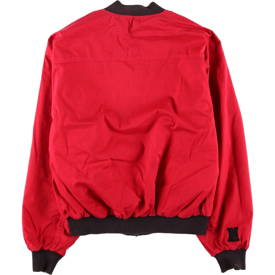 Marlboro Advertising Reversible Back Logo Cotton Blouson, Men's Size L (approx.) cotton black type Vintage Second Hand