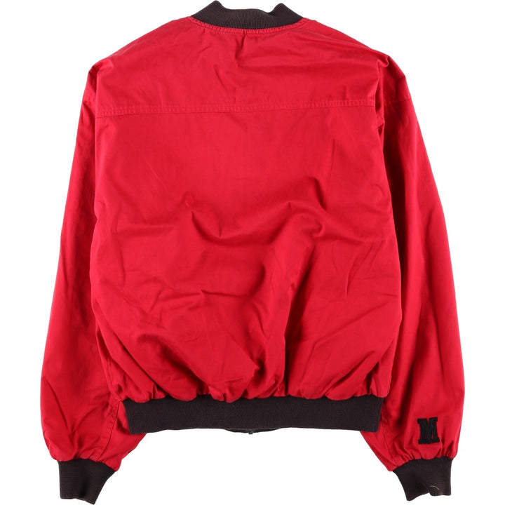 Marlboro Advertising Reversible Back Logo Cotton Blouson, Men's Size L (approx.) cotton black type Vintage Second Hand