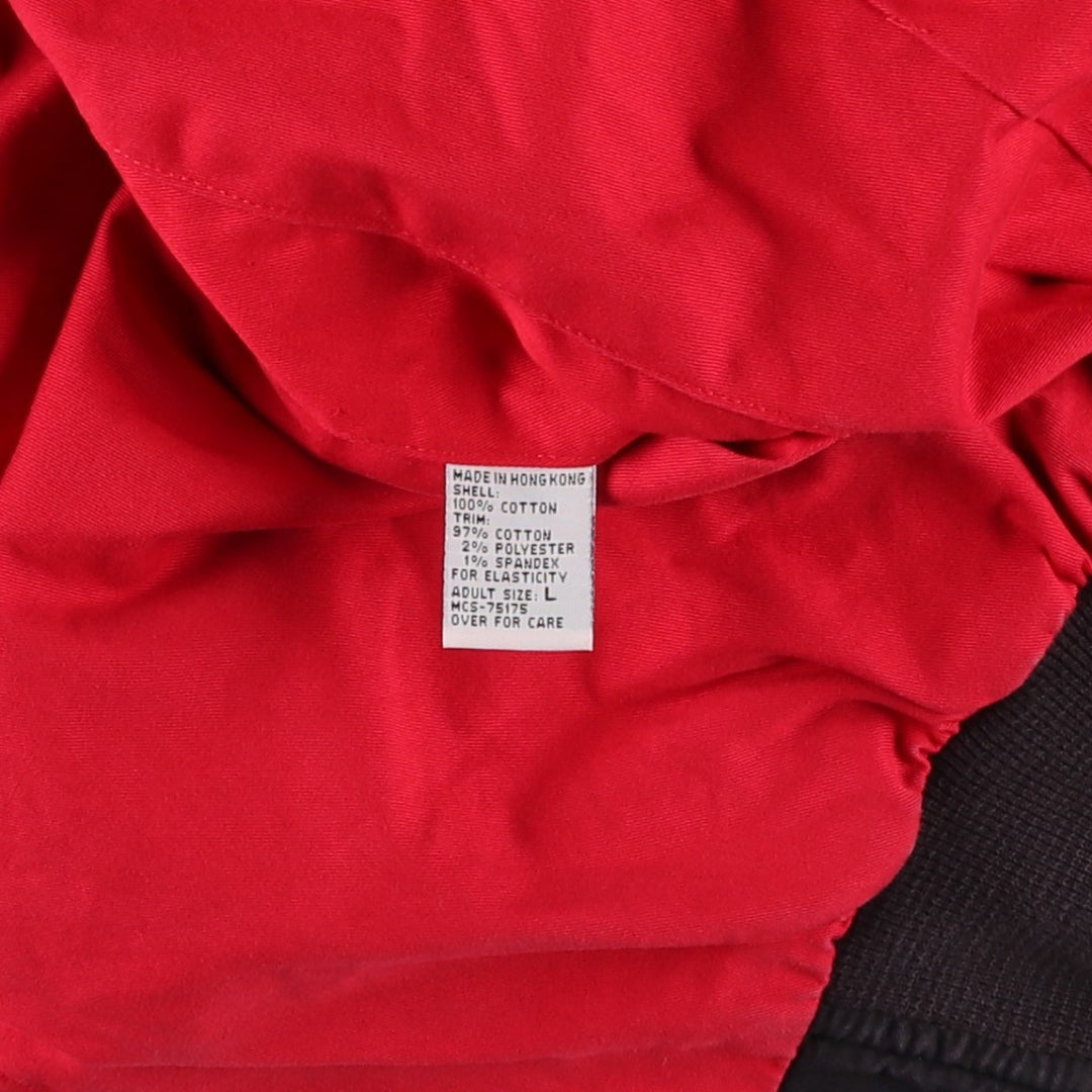 Marlboro Advertising Reversible Back Logo Cotton Blouson, Men's Size L (approx.) cotton black type Vintage Second Hand