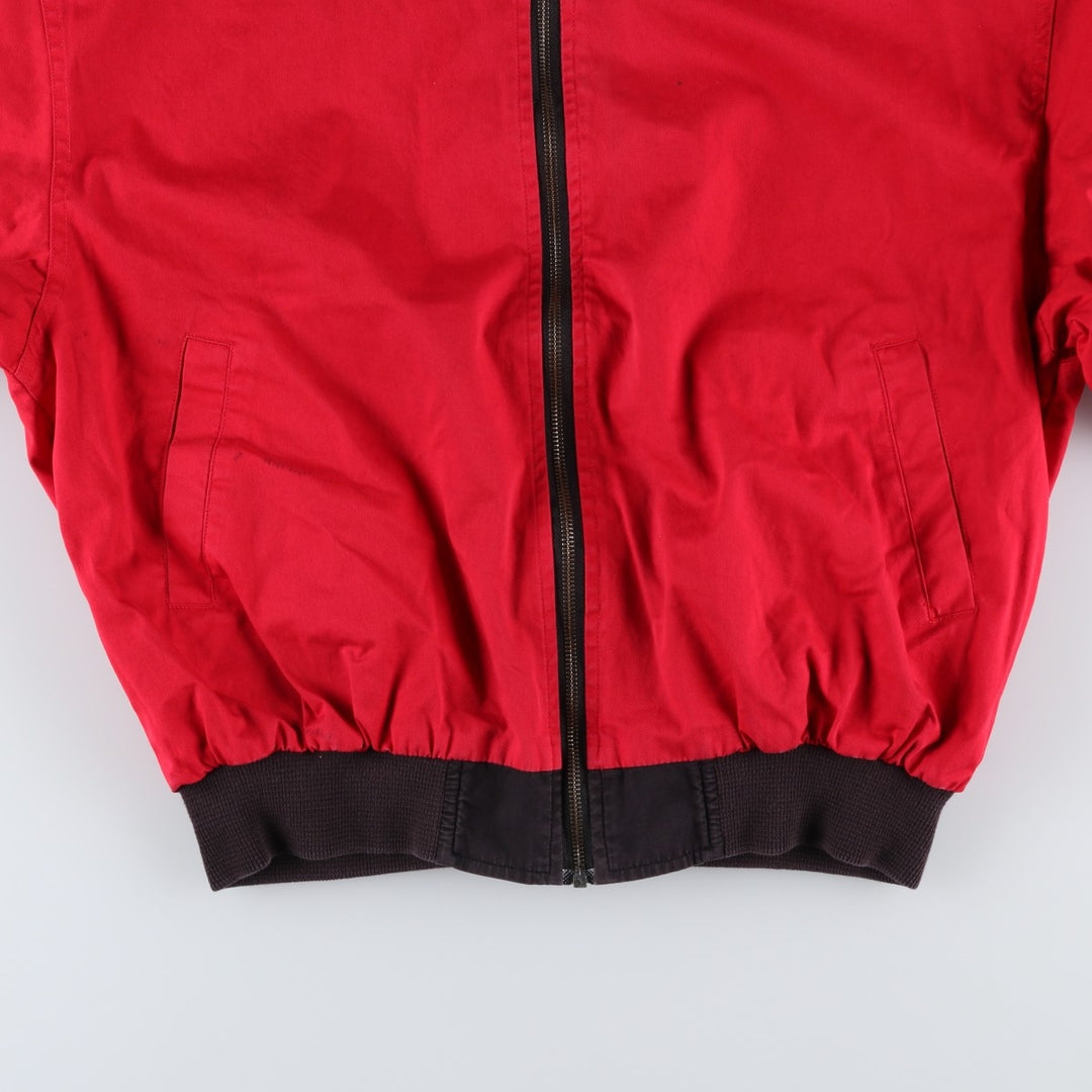 Marlboro Advertising Reversible Back Logo Cotton Blouson, Men's Size L (approx.) cotton black type Vintage Second Hand