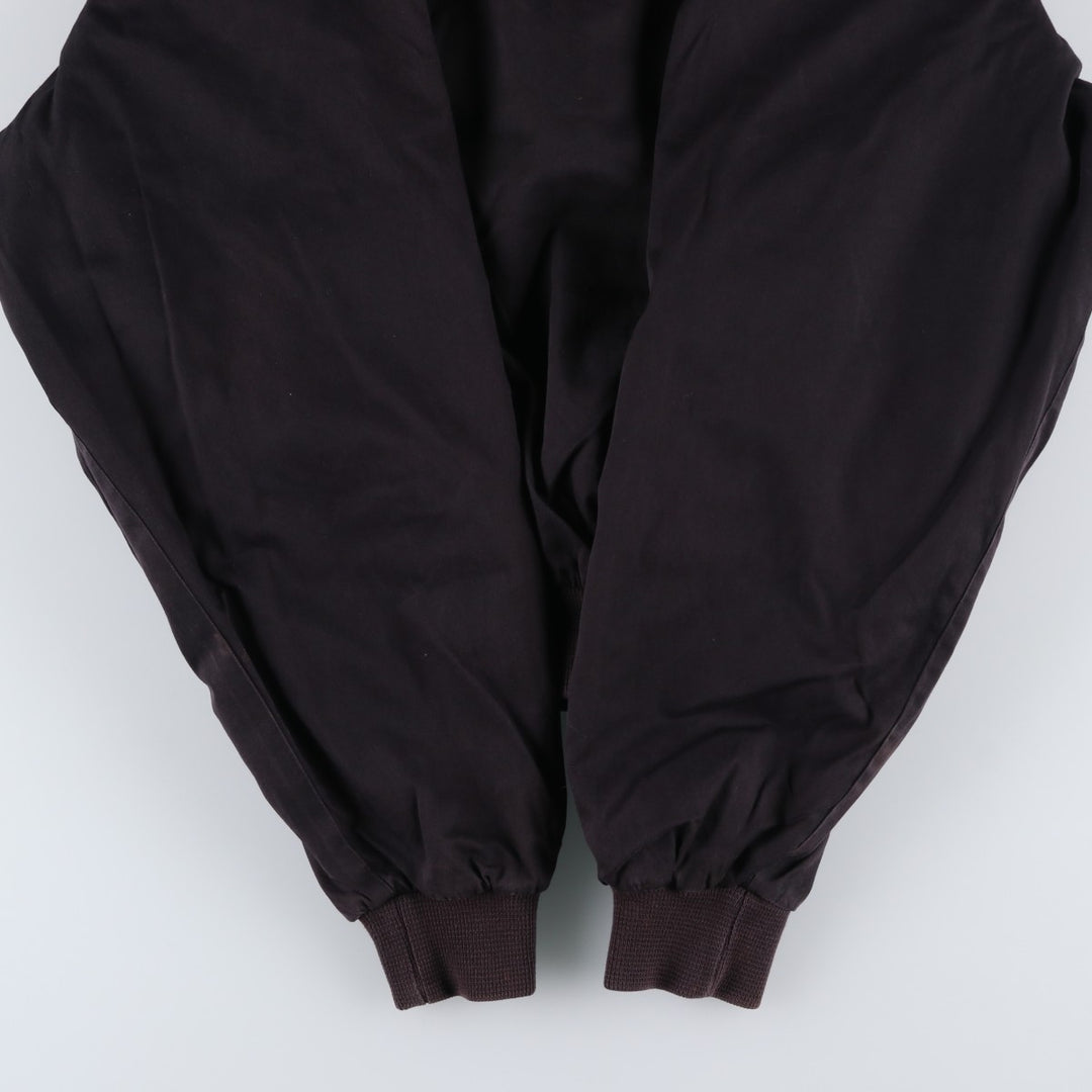 Marlboro Advertising Reversible Back Logo Cotton Blouson, Men's Size L (approx.) cotton black type Vintage Second Hand