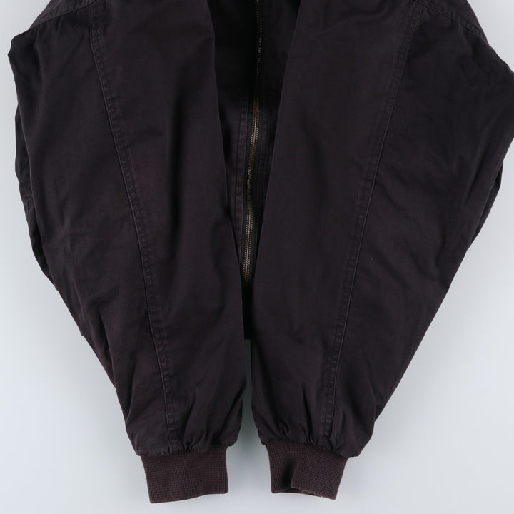 Marlboro Advertising Reversible Back Logo Cotton Blouson, Men's Size L (approx.) cotton black type Vintage Second Hand