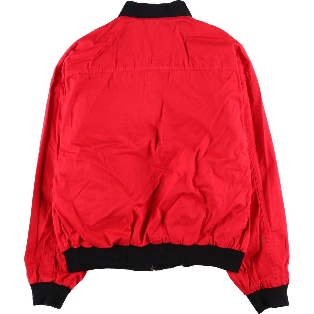 Marlboro Advertising Reversible Back Logo Cotton Blouson, Men's Size L (approx.) cotton black type Vintage Second Hand