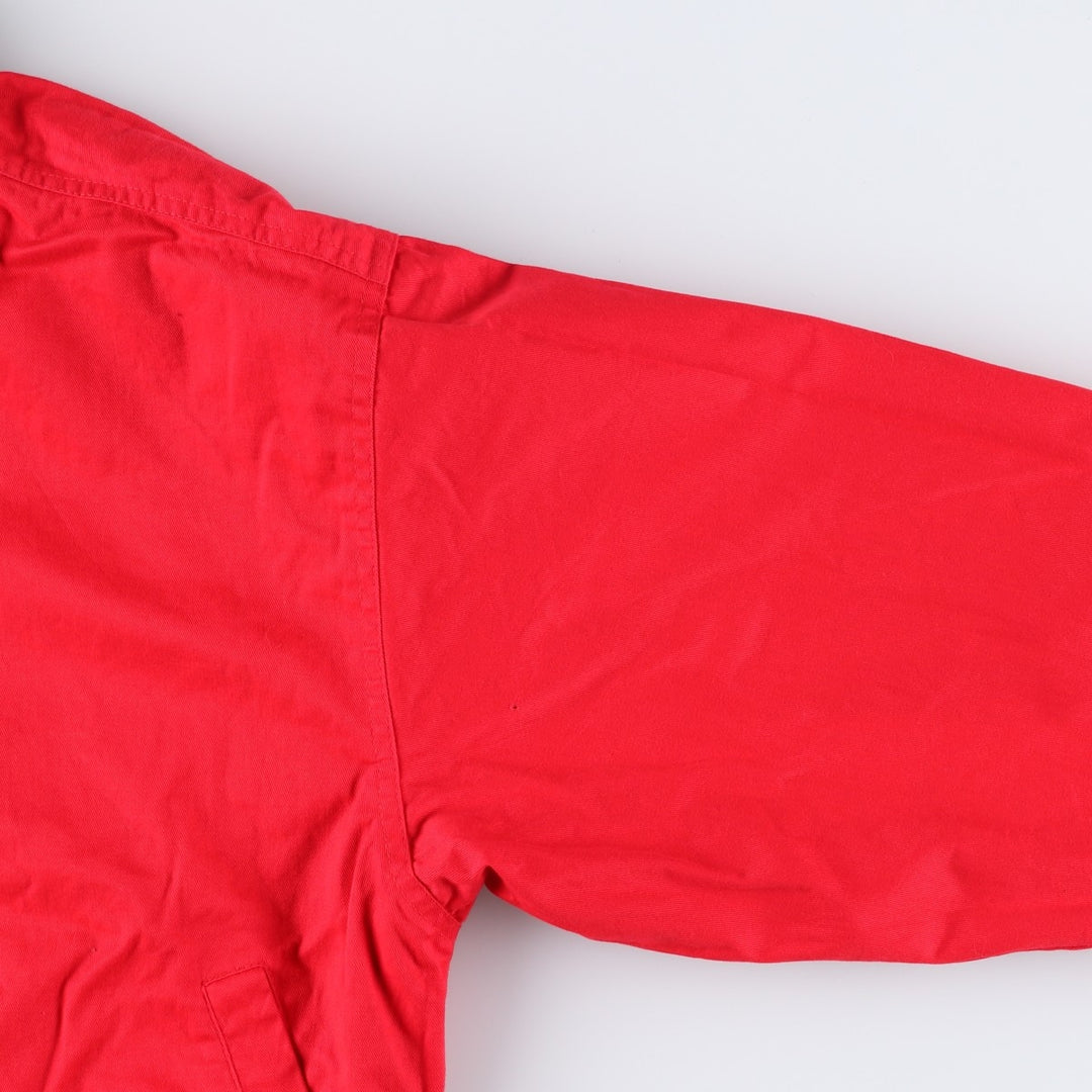 Marlboro Advertising Reversible Back Logo Cotton Blouson, Men's Size L (approx.) cotton black type Vintage Second Hand