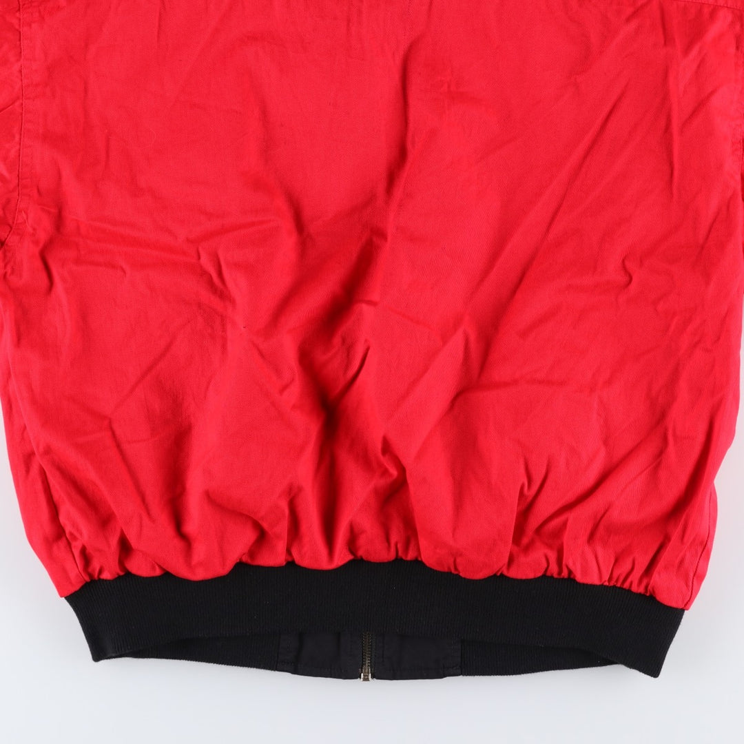 Marlboro Advertising Reversible Back Logo Cotton Blouson, Men's Size L (approx.) cotton black type Vintage Second Hand