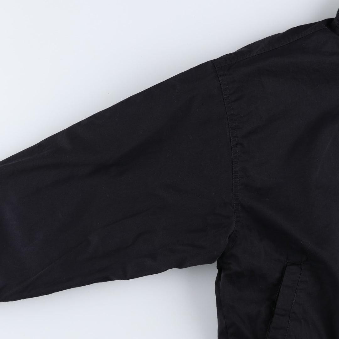 Marlboro Advertising Reversible Back Logo Cotton Blouson, Men's Size L (approx.) cotton black type Vintage Second Hand