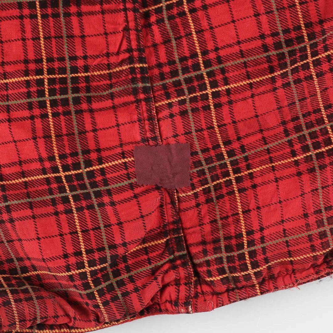 Vintage 1950'S Sears JC Higgins Check Pattern Wool Hunting Jacket, Men's Size Medium unclear red type Vintage Second Hand