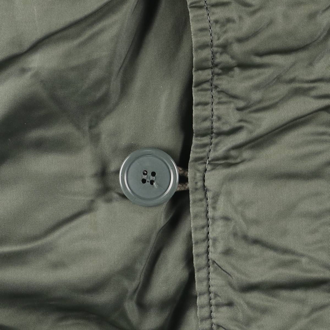 Bargain Price (with minor imperfections): 1980'S Alpha Industries N-2B Padded Military Flight Jacket, Made in USA, Large (equivalent to Men's L) unclear Khaki type sage green Vintage Second Hand
