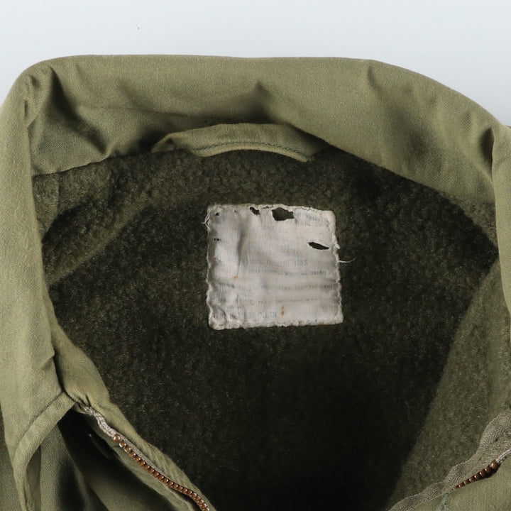 Discounted due to minor imperfections: Genuine US military A-2 deck jacket, men's size M equivalent, vintage. unclear Khaki type Vintage Second Hand