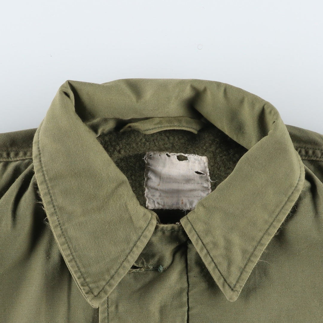 Discounted due to minor imperfections: Genuine US military A-2 deck jacket, men's size M equivalent, vintage. unclear Khaki type Vintage Second Hand