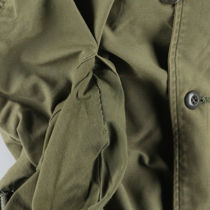 Discounted due to minor imperfections: Genuine US military A-2 deck jacket, men's size M equivalent, vintage. unclear Khaki type Vintage Second Hand