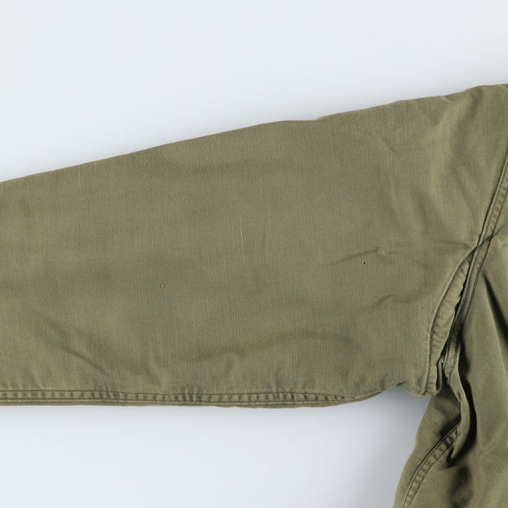 Discounted due to minor imperfections: Genuine US military A-2 deck jacket, men's size M equivalent, vintage. unclear Khaki type Vintage Second Hand