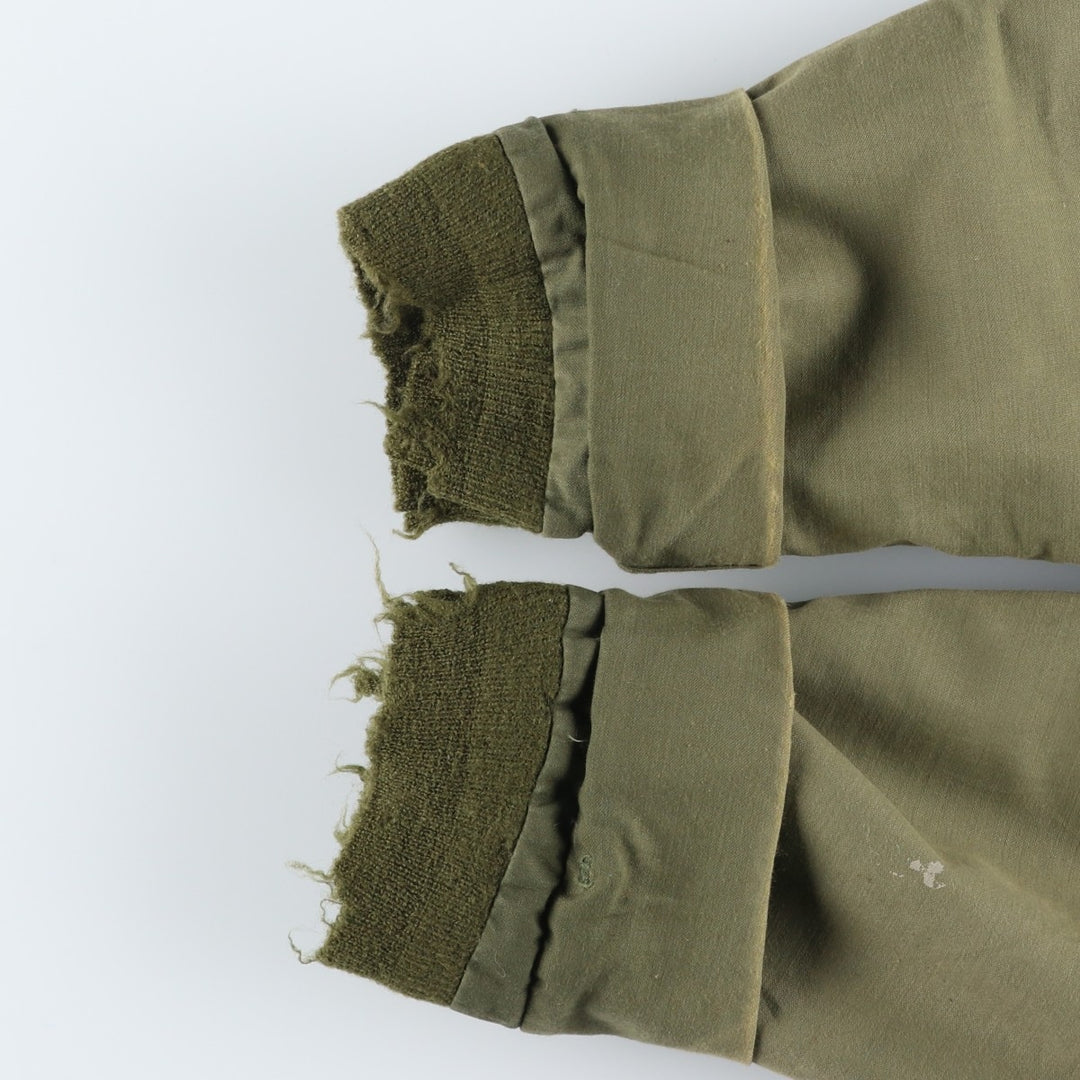 Discounted due to minor imperfections: Genuine US military A-2 deck jacket, men's size M equivalent, vintage. unclear Khaki type Vintage Second Hand