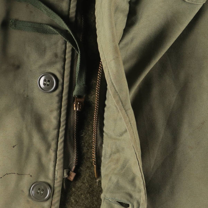 Special discounted price due to minor imperfections: 1970'S US military A-2 deck jacket, made in USA, men's size M equivalent, vintage. unclear Khaki type Vintage Second Hand