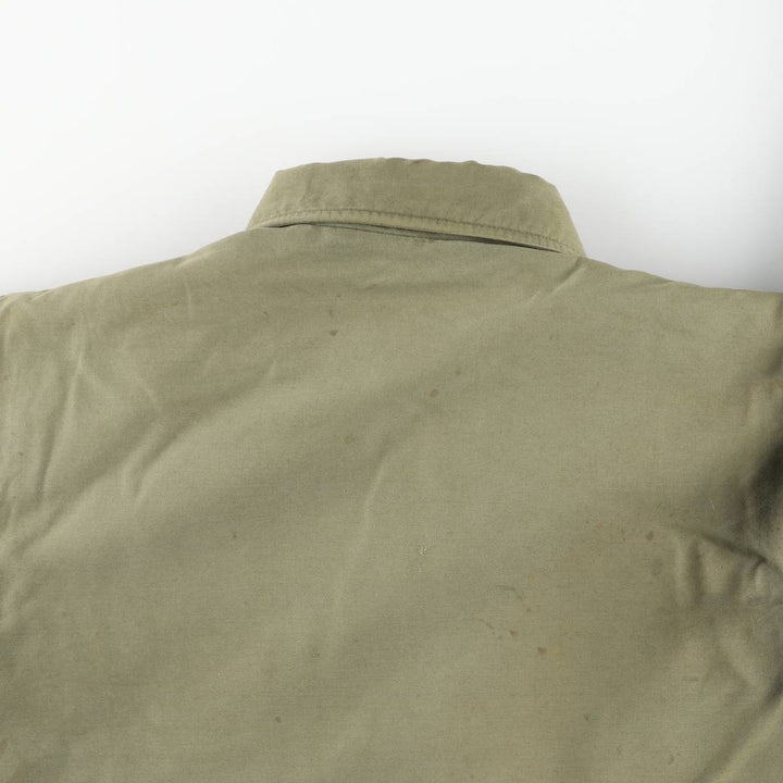 Special discounted price due to minor imperfections: 1970'S US military A-2 deck jacket, made in USA, men's size M equivalent, vintage. unclear Khaki type Vintage Second Hand