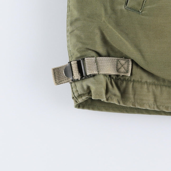 1980'S US Military A-2 Military Deck Jacket, Made in USA, MEDIUM (38-40), Men's M equivalent, Vintage Nylon Khaki type Vintage Second Hand