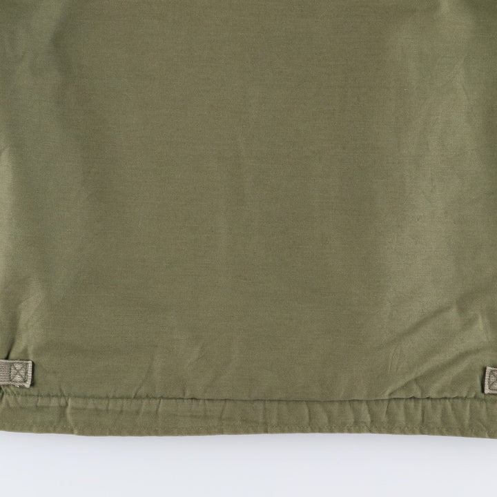 1980'S US Military A-2 Military Deck Jacket, Made in USA, MEDIUM (38-40), Men's M equivalent, Vintage Nylon Khaki type Vintage Second Hand