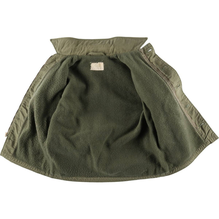 Special discounted price due to minor imperfections: 1970'S US military A-2 deck jacket, made in USA, MEDIUM (equivalent to men's M), vintage. unclear Khaki type sage green Vintage Second Hand
