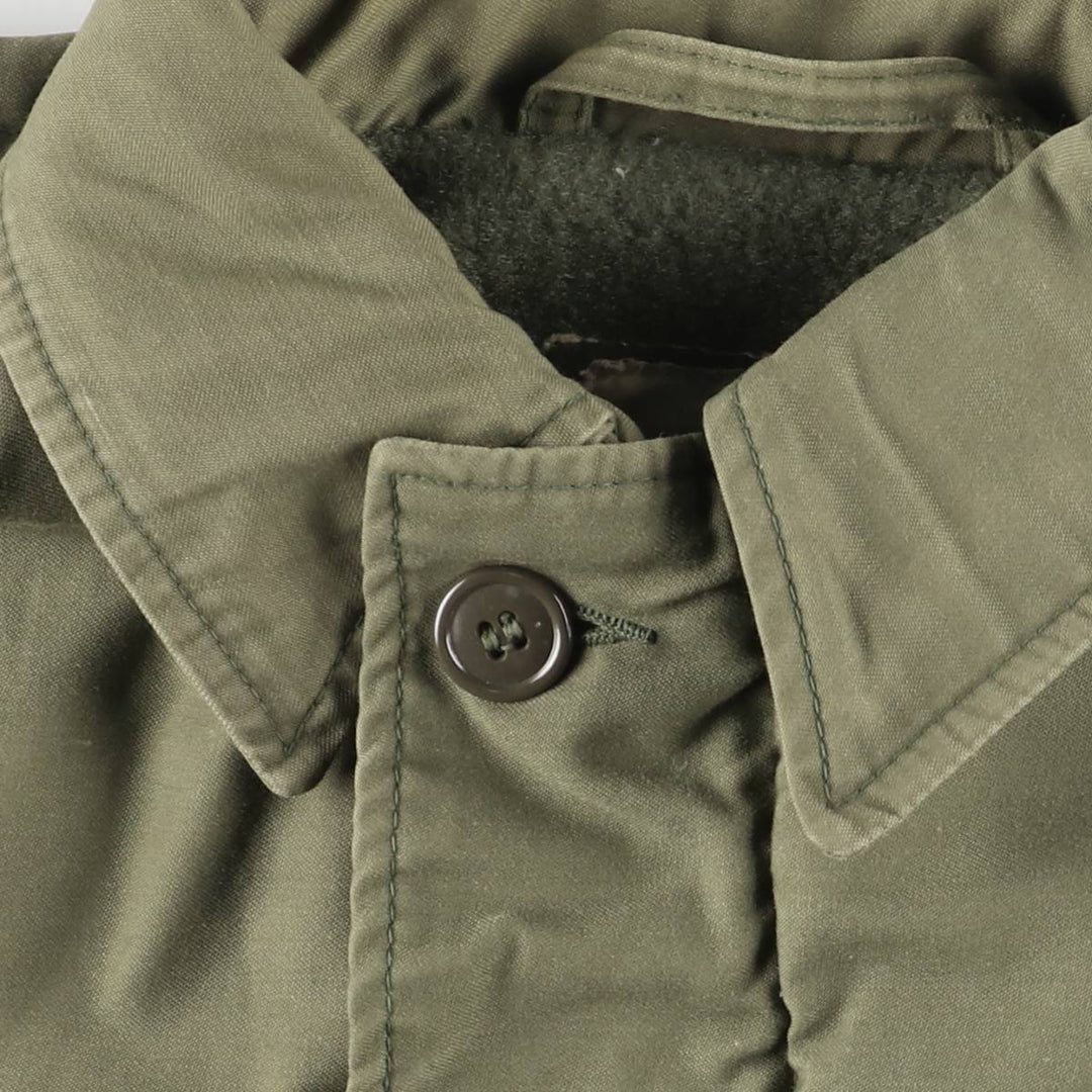 Special discounted price due to minor imperfections: 1970'S US military A-2 deck jacket, made in USA, MEDIUM (equivalent to men's M), vintage. unclear Khaki type sage green Vintage Second Hand