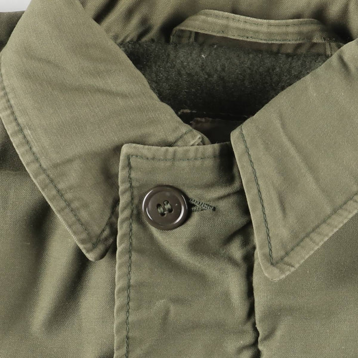 Special discounted price due to minor imperfections: 1970'S US military A-2 deck jacket, made in USA, MEDIUM (equivalent to men's M), vintage. unclear Khaki type sage green Vintage Second Hand