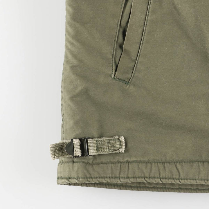 Special discounted price due to minor imperfections: 1970'S US military A-2 deck jacket, made in USA, MEDIUM (equivalent to men's M), vintage. unclear Khaki type sage green Vintage Second Hand