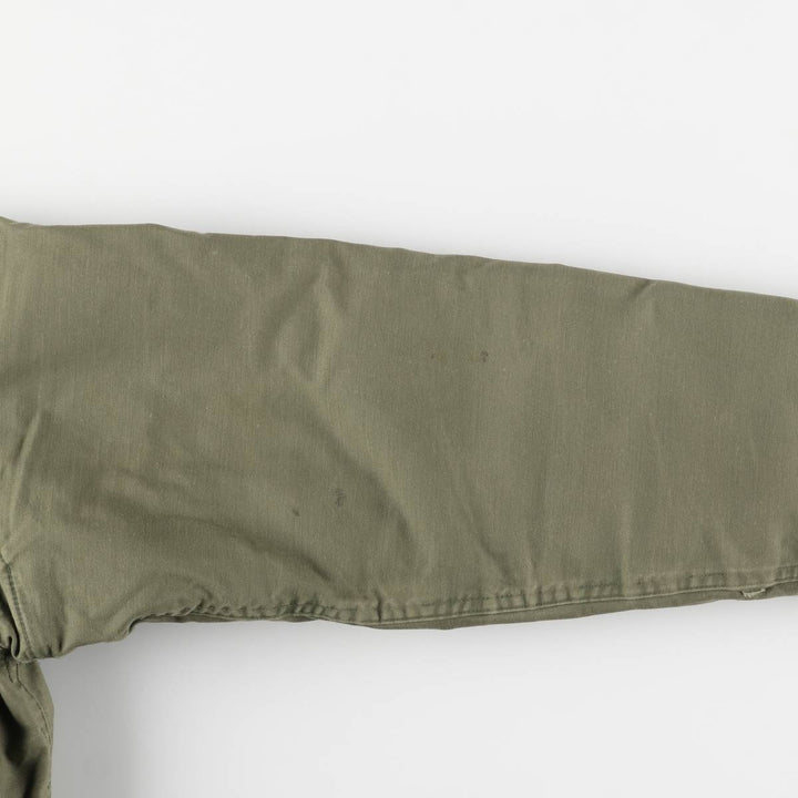 Special discounted price due to minor imperfections: 1970'S US military A-2 deck jacket, made in USA, MEDIUM (equivalent to men's M), vintage. unclear Khaki type sage green Vintage Second Hand