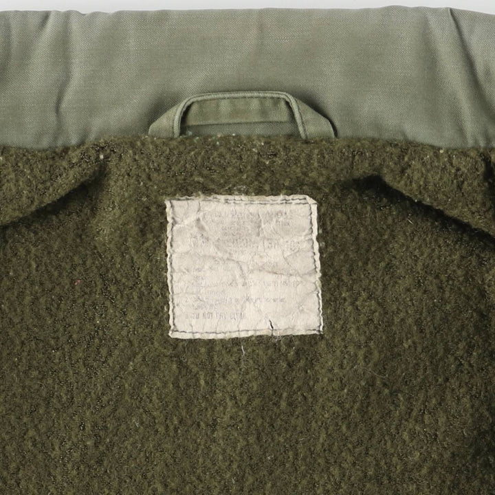 Genuine US military A-2 deck jacket, military deck jacket, men's size M equivalent, vintage. unclear Khaki type Vintage Second Hand