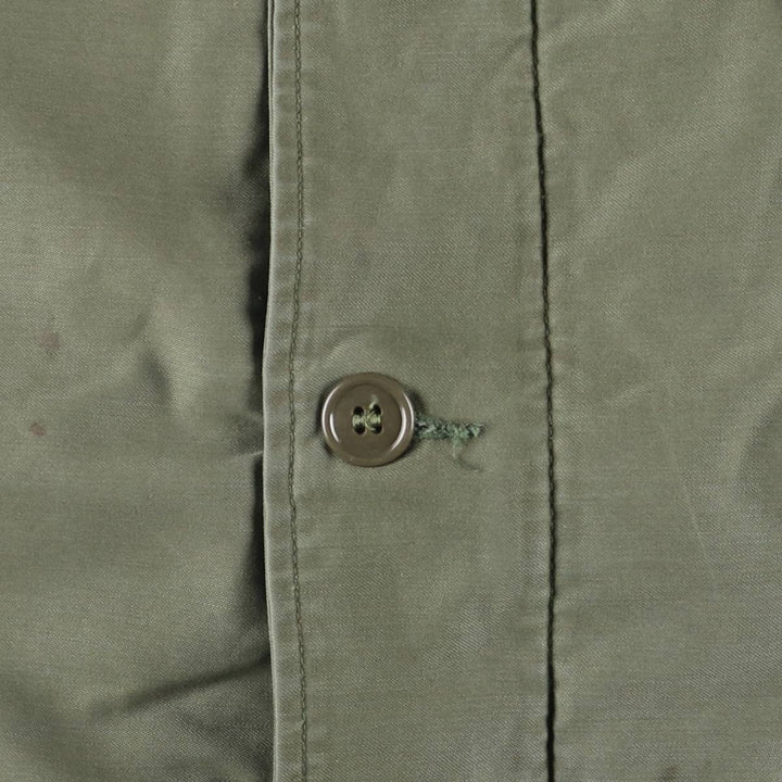 Genuine US military A-2 deck jacket, military deck jacket, men's size M equivalent, vintage. unclear Khaki type Vintage Second Hand