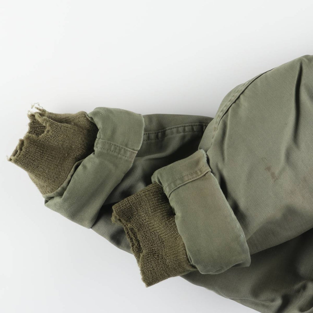Genuine US military A-2 deck jacket, military deck jacket, men's size M equivalent, vintage. unclear Khaki type Vintage Second Hand