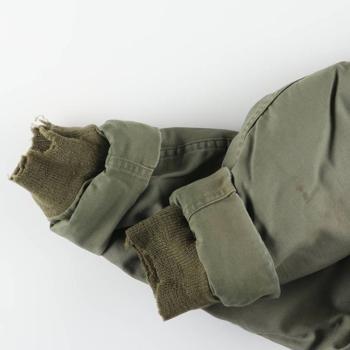 Genuine US military A-2 deck jacket, military deck jacket, men's size M equivalent, vintage. unclear Khaki type Vintage Second Hand