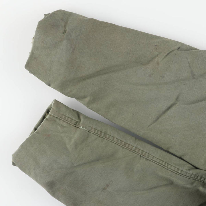 Genuine US military A-2 deck jacket, military deck jacket, men's size M equivalent, vintage. unclear Khaki type Vintage Second Hand