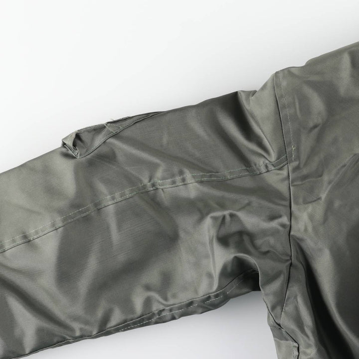 1980'S US Military Issue CWU-45P Military Flight Jacket, Made in USA, Medium (Men's M equivalent) Aromatic polyamide Khaki type sage green Vintage Second Hand