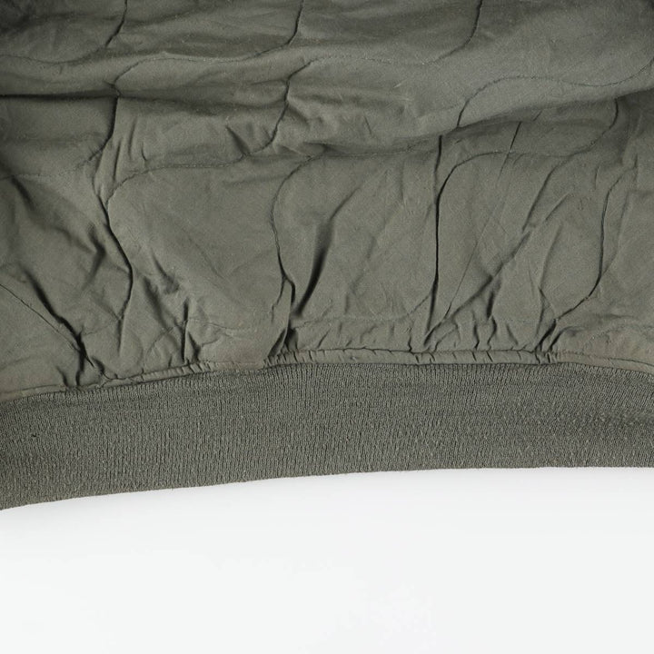 1990'S US Military Issue CWU-45P Military Flight Jacket, Made in USA, Men's Size L (approx.) Aromatic polyamide Khaki type sage green Vintage Second Hand