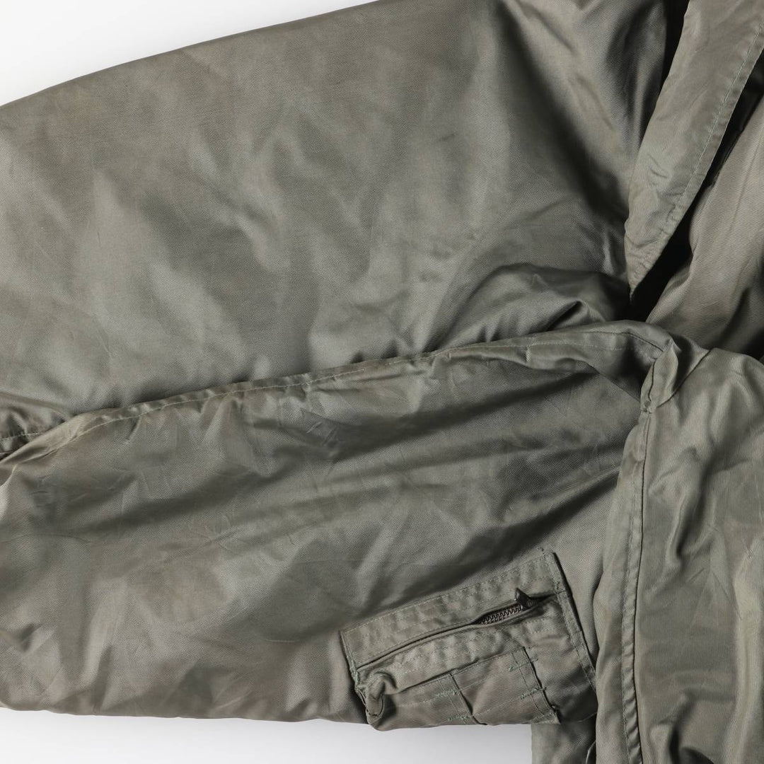 1990'S US Military Issue CWU-45P Military Flight Jacket, Made in USA, Men's Size L (approx.) Aromatic polyamide Khaki type sage green Vintage Second Hand