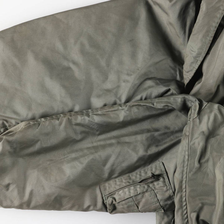 1990'S US Military Issue CWU-45P Military Flight Jacket, Made in USA, Men's Size L (approx.) Aromatic polyamide Khaki type sage green Vintage Second Hand