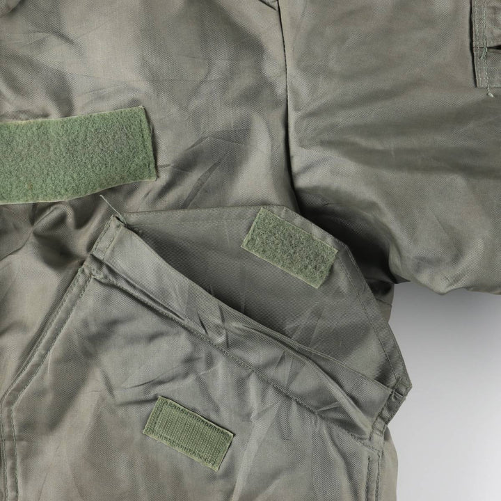 1990'S US Military Issue CWU-45P Military Flight Jacket, Made in USA, Men's Size L (approx.) Aromatic polyamide Khaki type sage green Vintage Second Hand