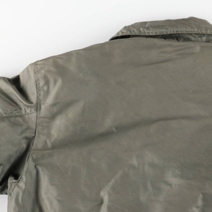 1990'S US Military Issue CWU-45P Military Flight Jacket, Made in USA, Men's Size L (approx.) Aromatic polyamide Khaki type sage green Vintage Second Hand