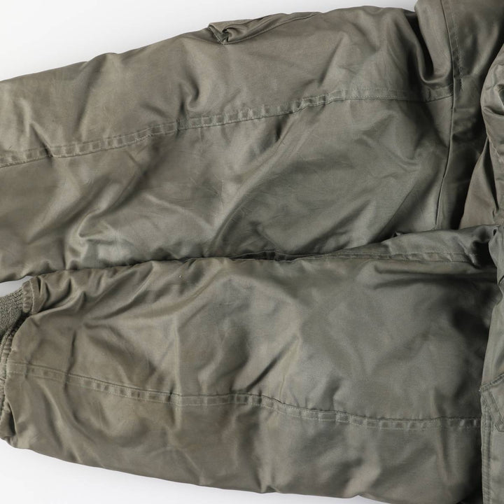 1990'S US Military Issue CWU-45P Military Flight Jacket, Made in USA, Men's Size L (approx.) Aromatic polyamide Khaki type sage green Vintage Second Hand