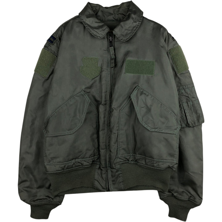 Authentic 2000'S US military padded flight jacket, made in the USA, medium, men's size M Aramid Silver type Vintage Second Hand