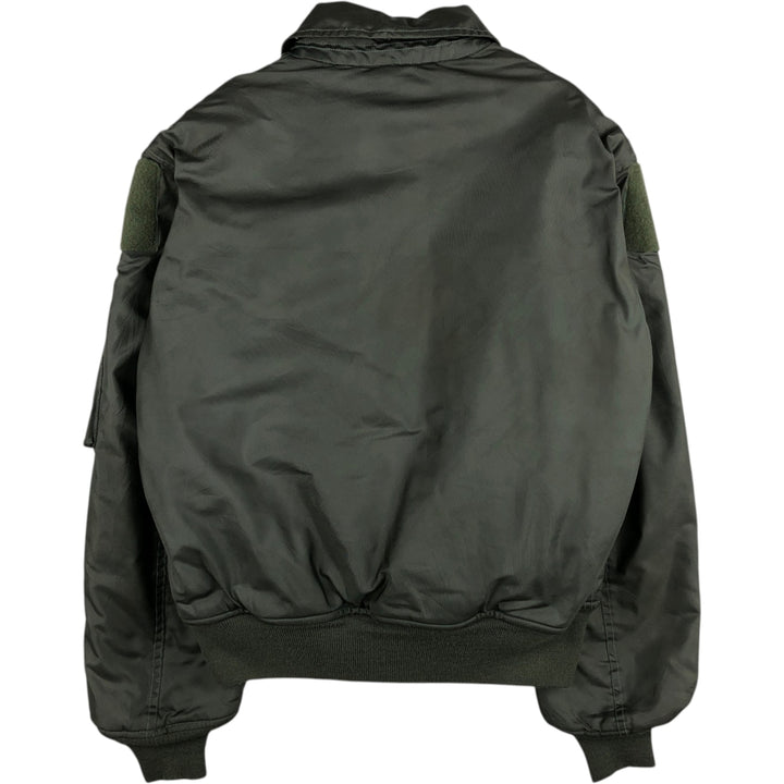 Authentic 2000'S US military padded flight jacket, made in the USA, medium, men's size M Aramid Silver type Vintage Second Hand